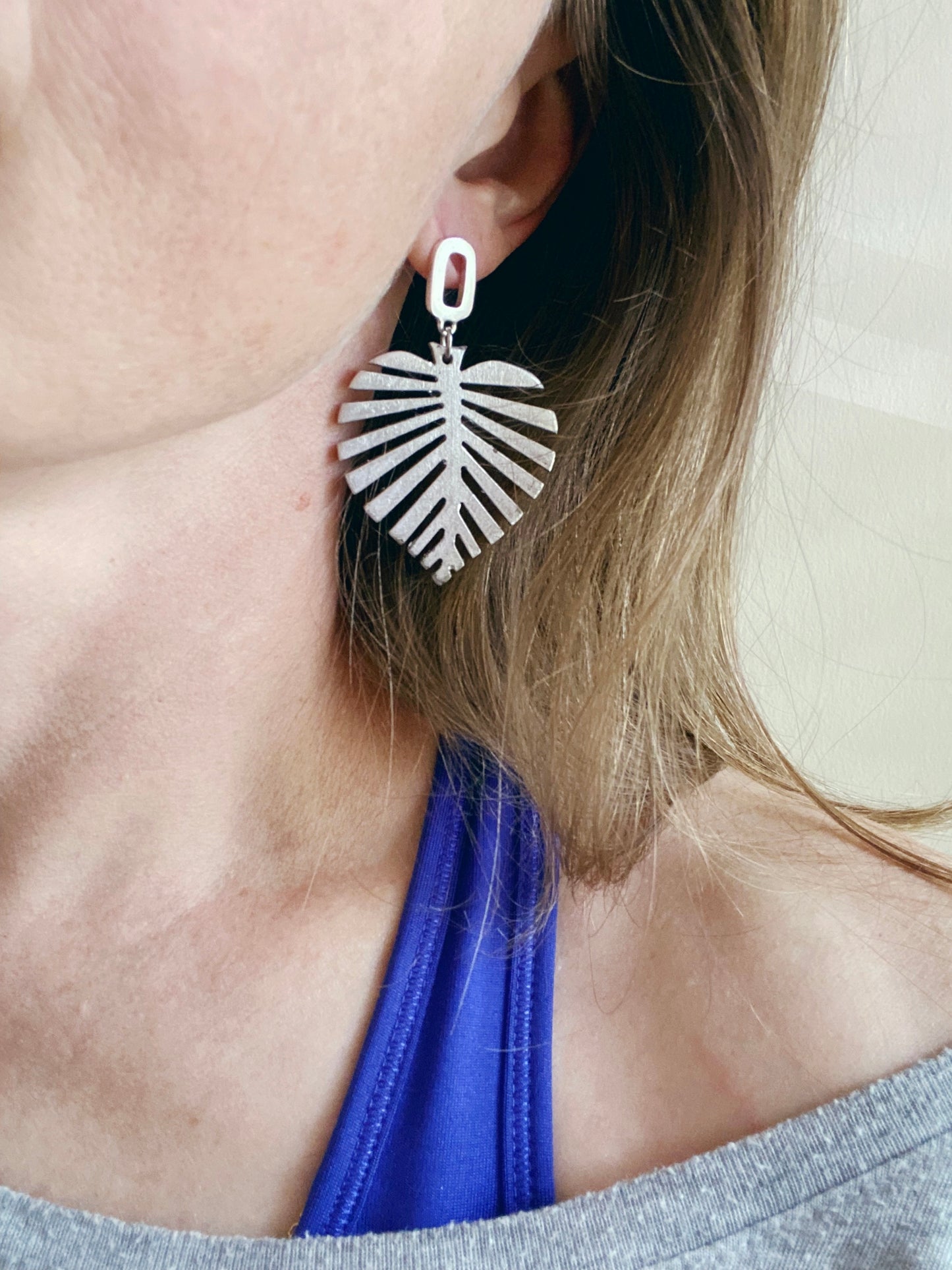 Silverleaf Earring