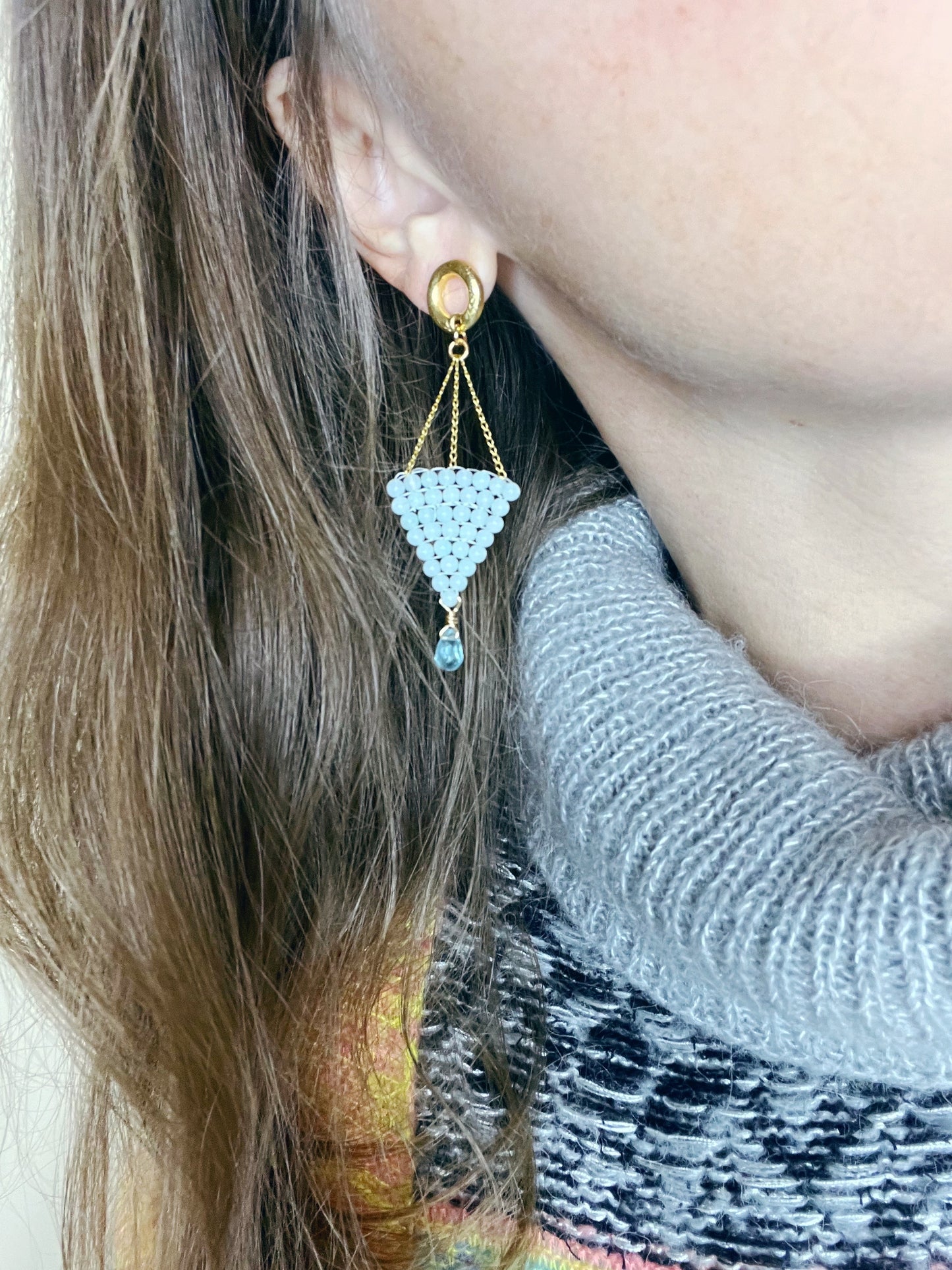 Travis Earring- 2 Stone Options