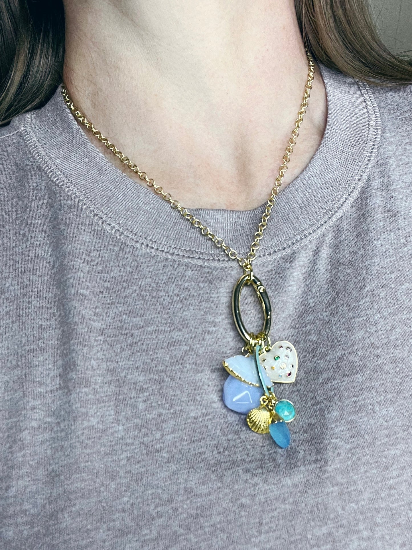 Cluster Charm Necklace (2 color options)
