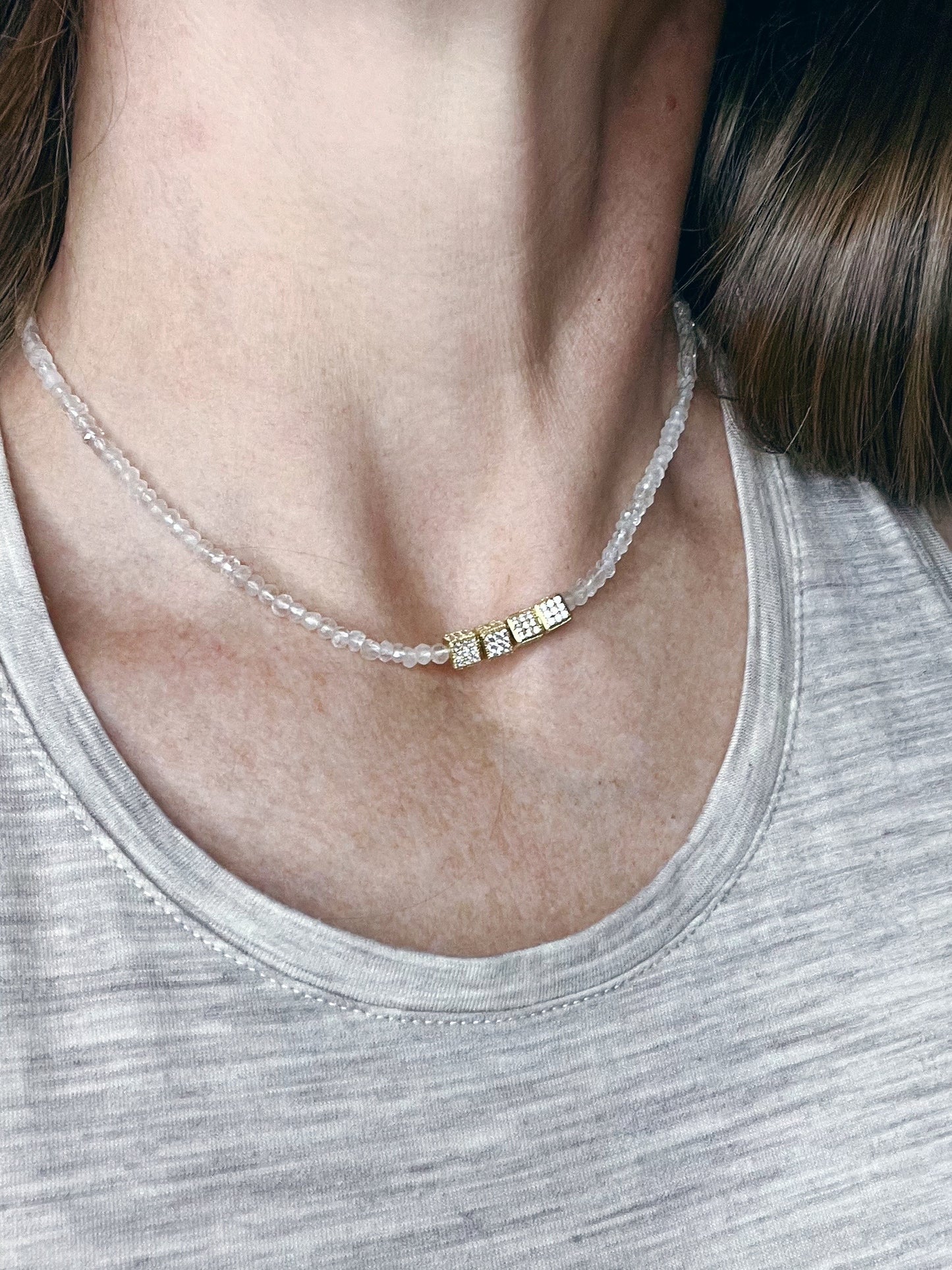 Pale Citrine Necklace
