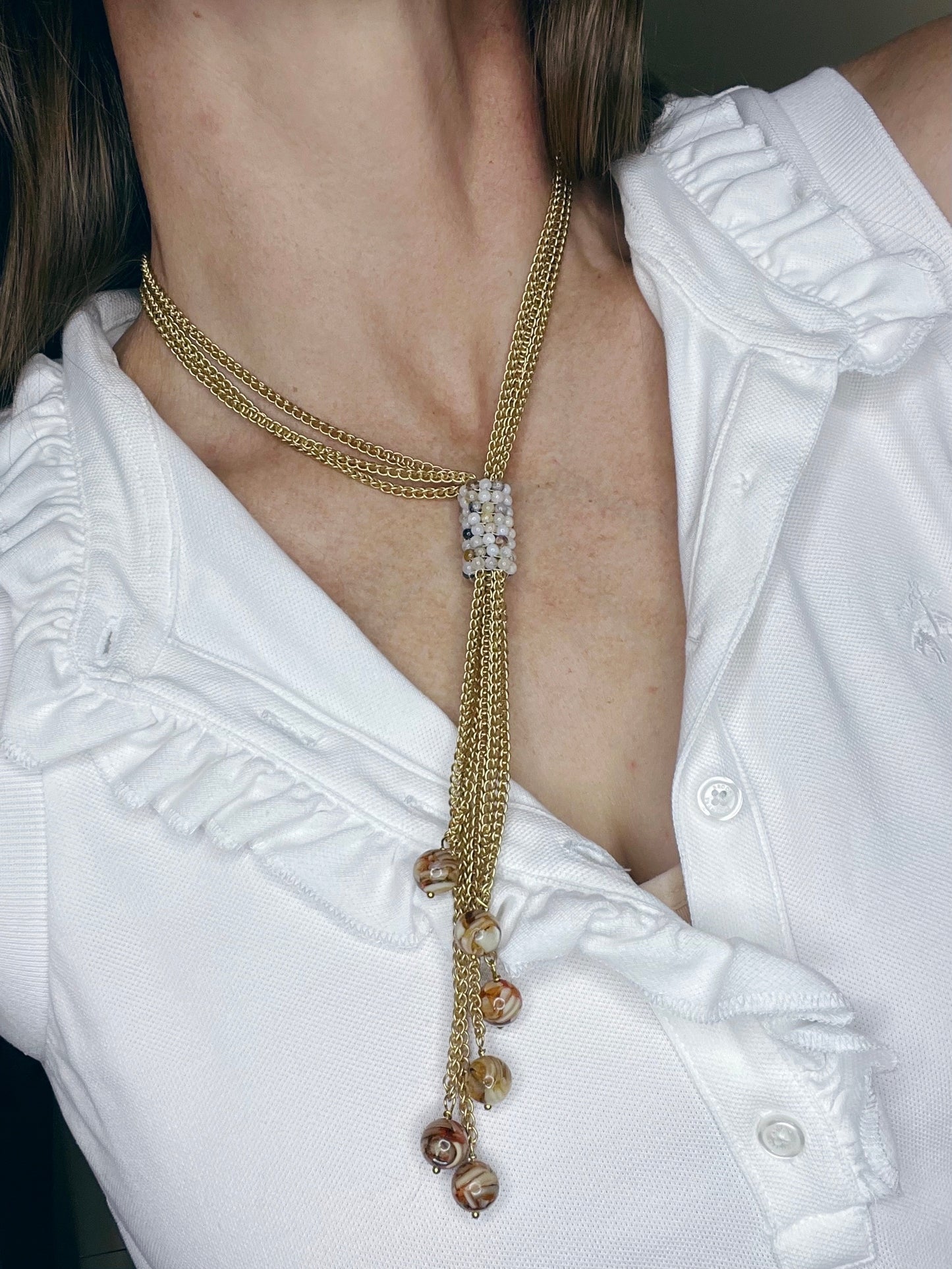 Short Y Necklace