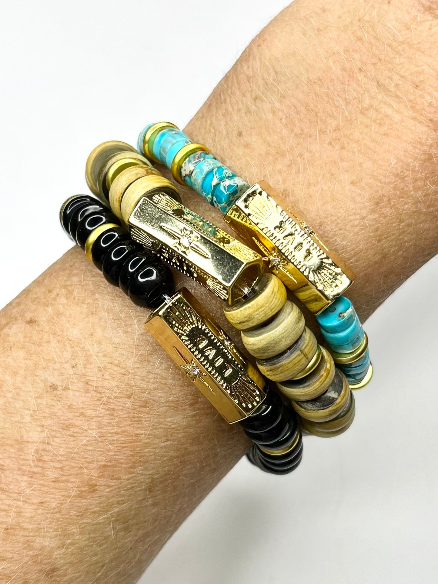 Rondelle Stretch Bracelets (3 options)