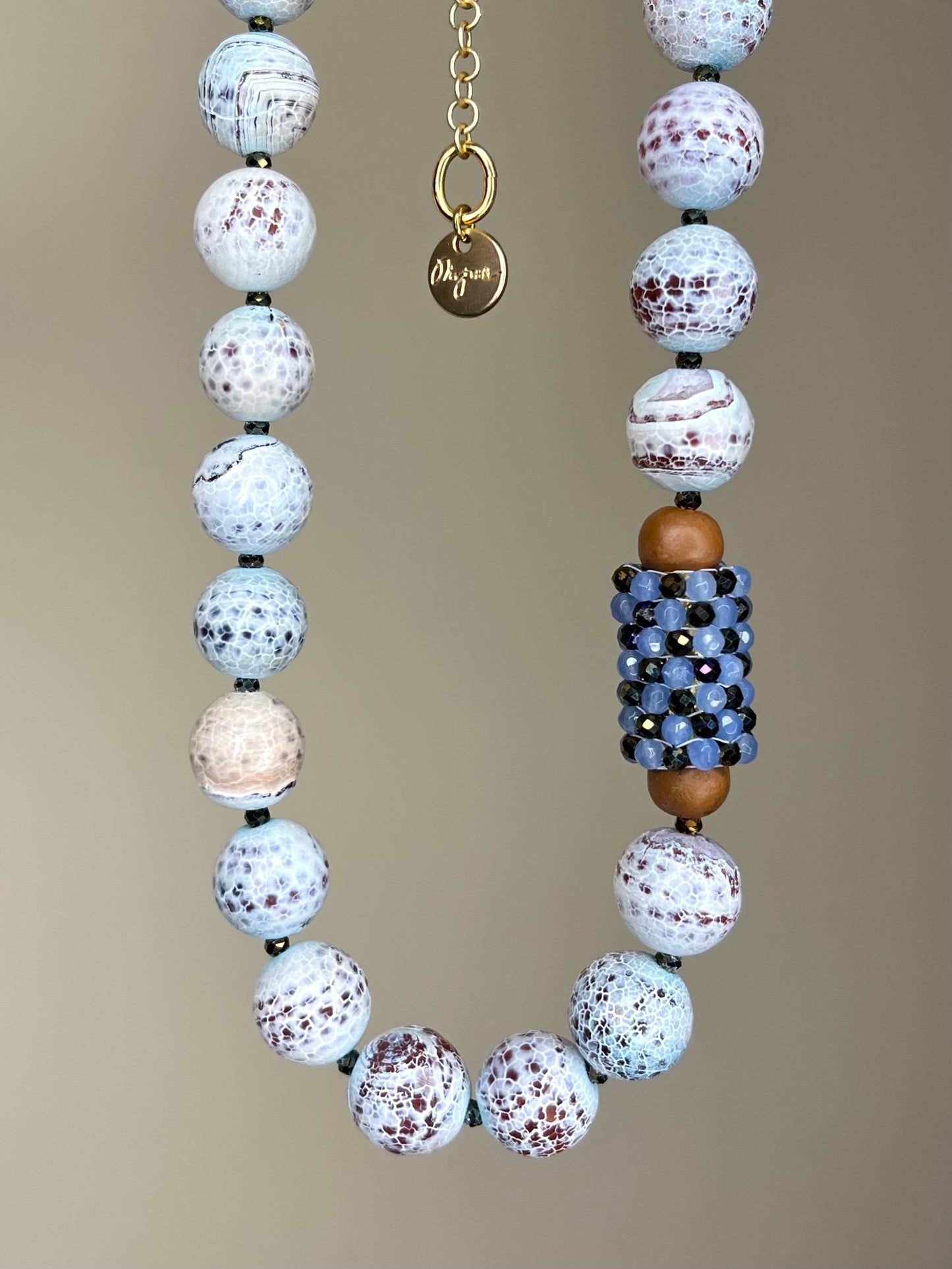 Carved Horn Necklace