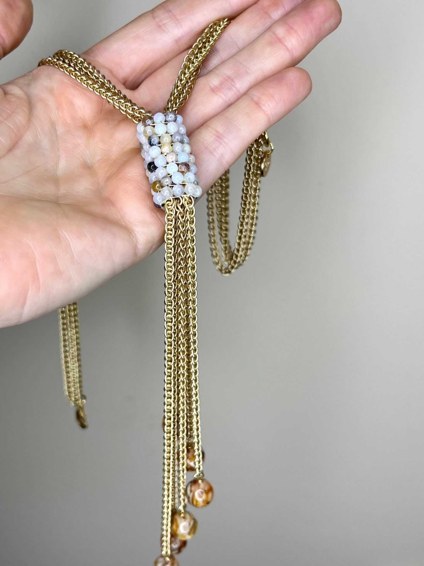 Short Y Necklace