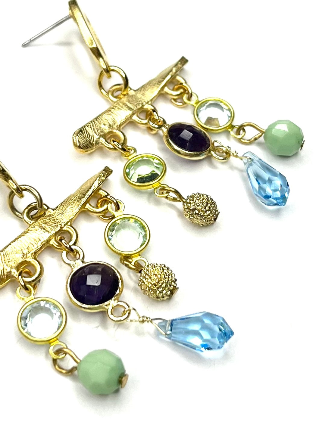 Janis Earring (Multicolor or Lapis)