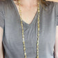 Opera Length Citrine Layering Necklace