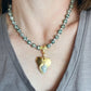 Ocean Jasper Necklace with Multi Charm Drop