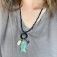 Black Agate Charm Necklace