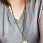 Fancy Bronze Cable Chain Necklace