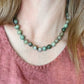 Green Jasper Hand Knotted Choker