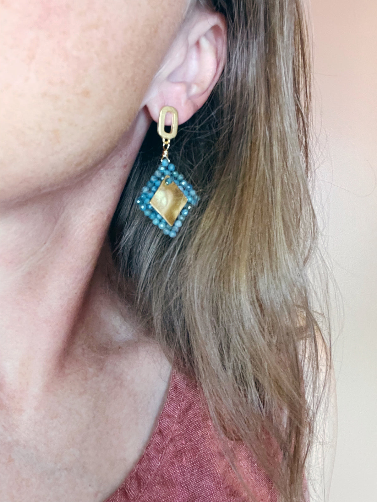 Stacy Earring- Apatite