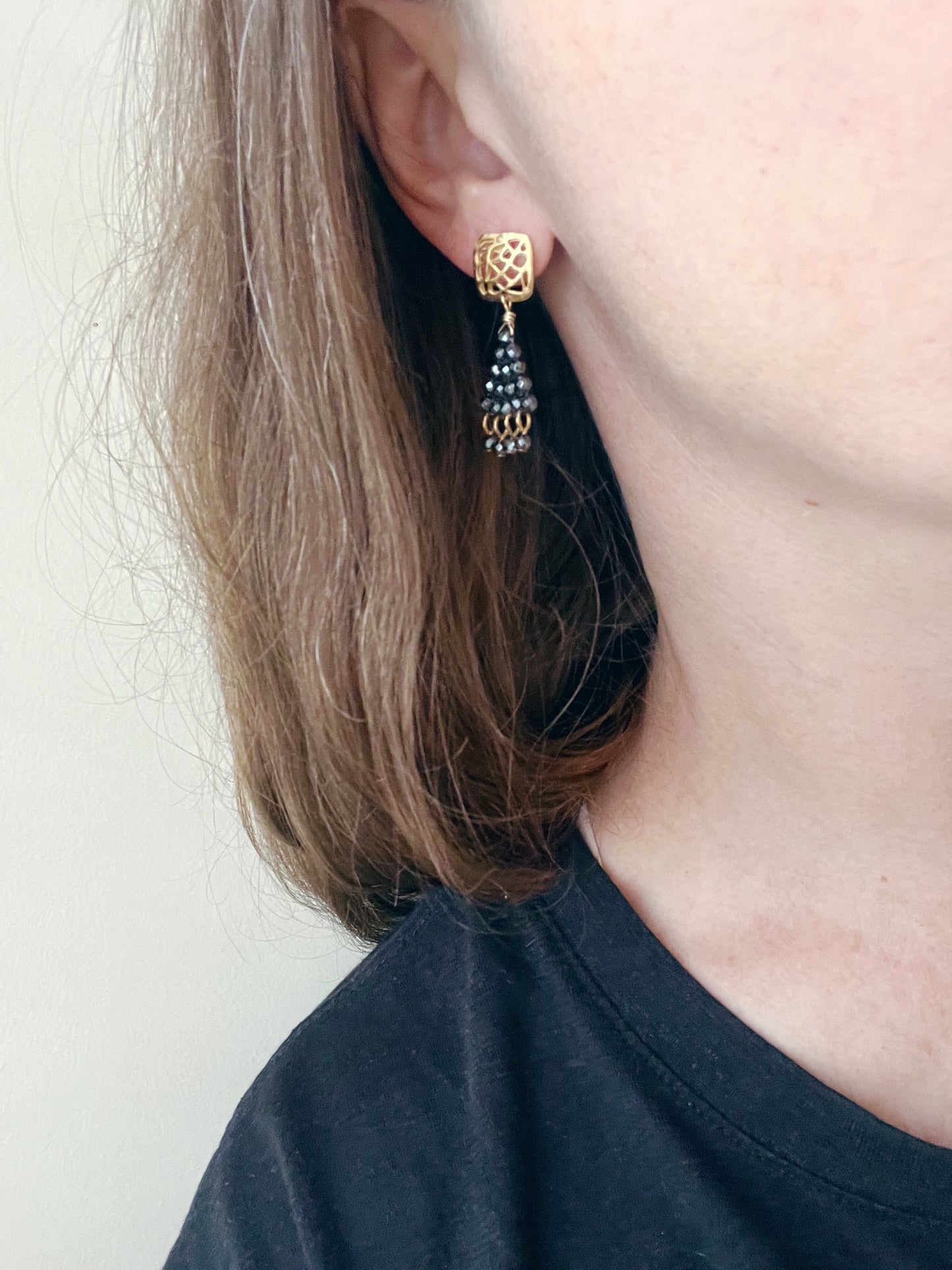 Mini Woven Earring