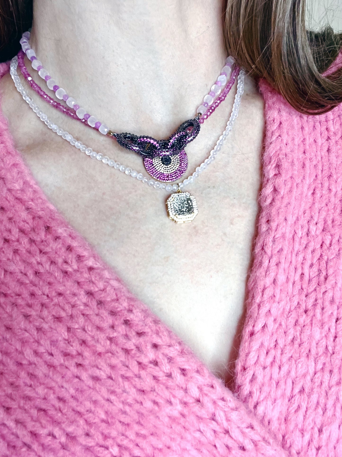 Raspberry Sorbet Necklace