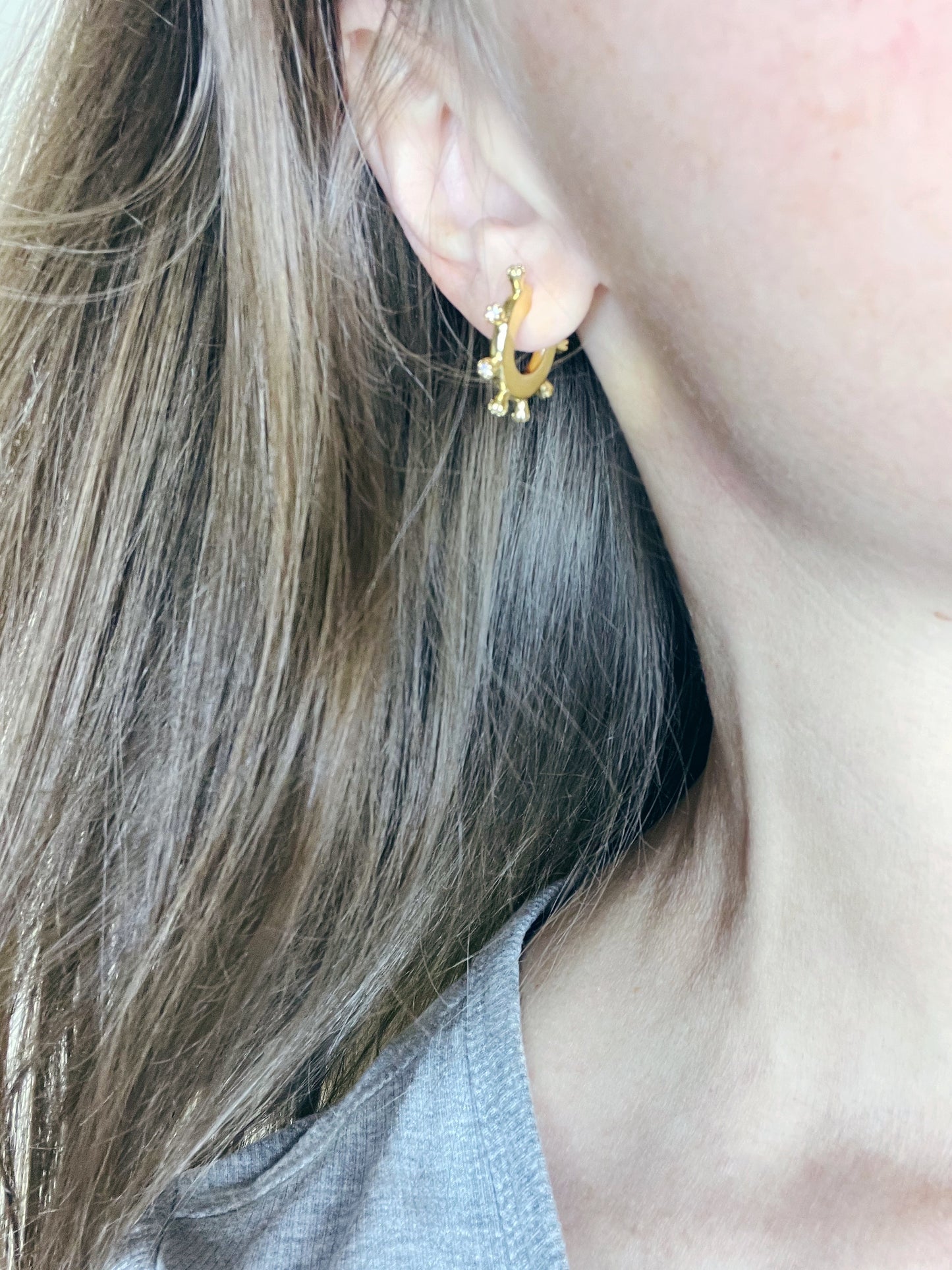 At The Helm Earring (gold or silver)