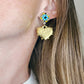 Heart Shaped Gold Plated Earring