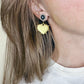 Heart Shaped Gold Plated Earring