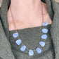 Blue Chalcedony on Cord with Slider