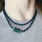 Lapis and Green Onyx Long Necklace