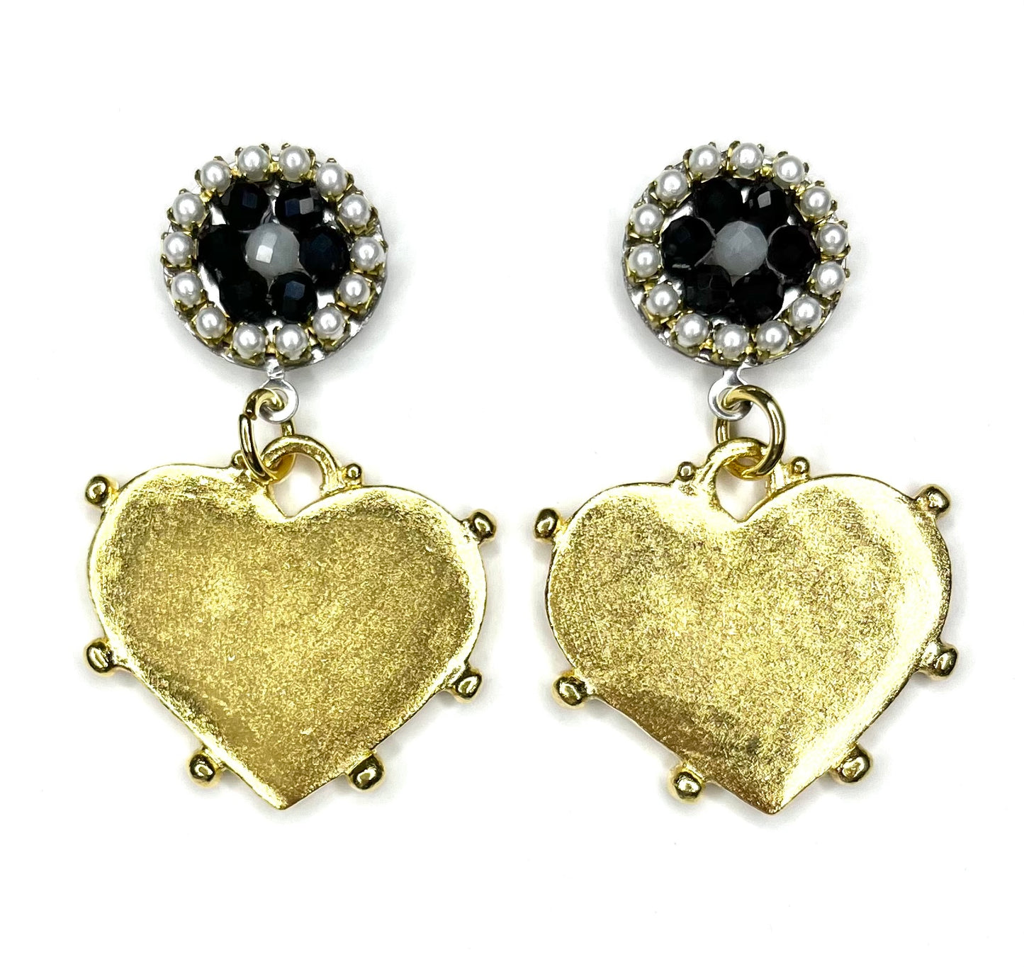 Heart Shaped Gold Plated Earring