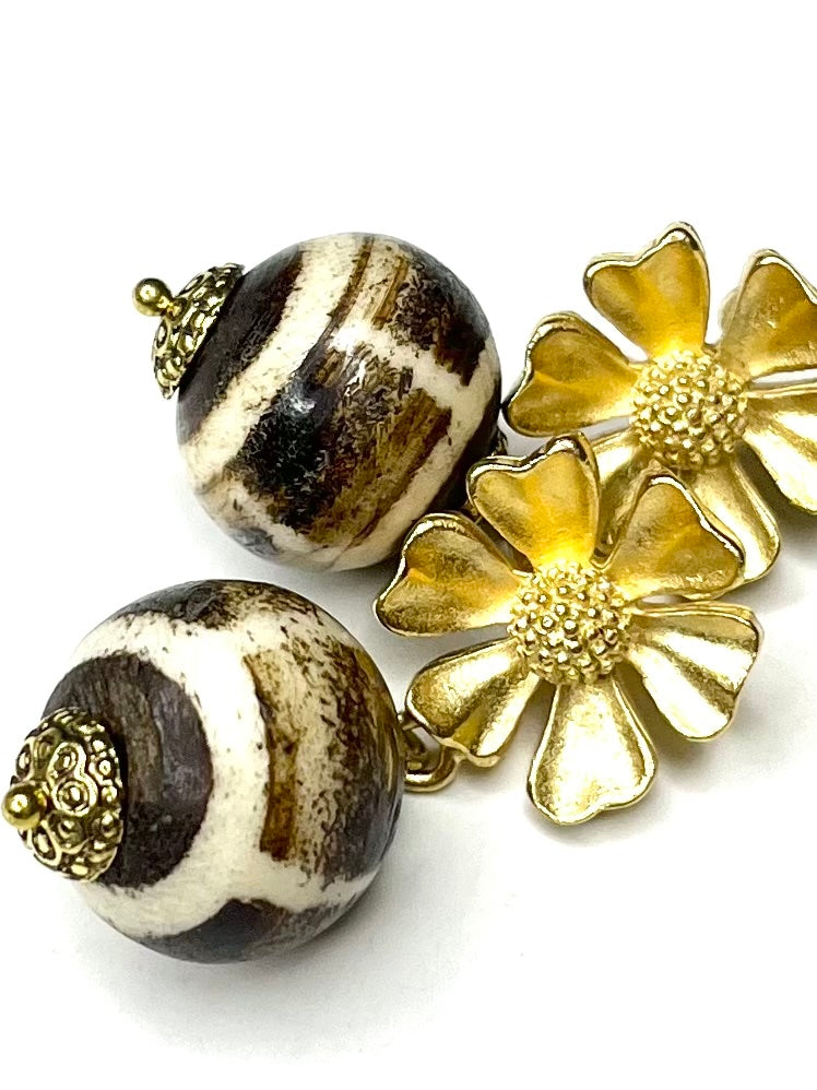 Vintage Bead Earring