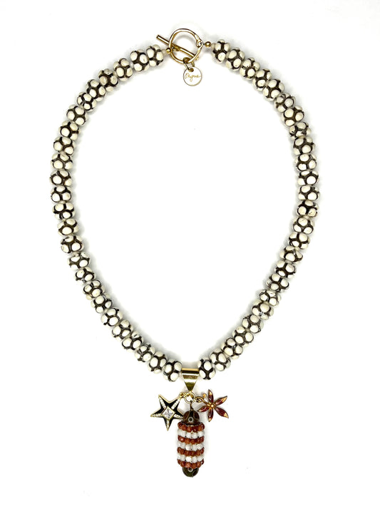 Carved Horn Necklace