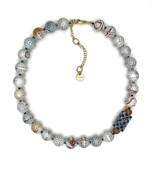 Fire Agate Necklace