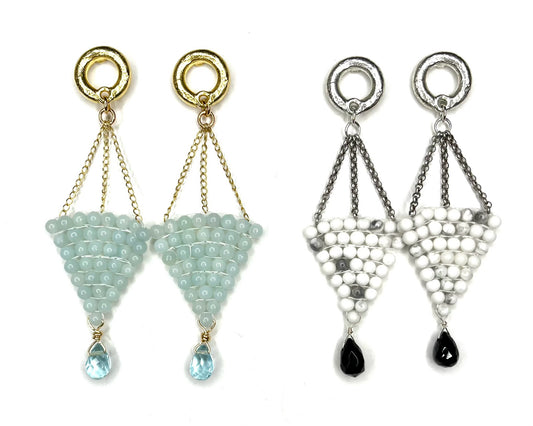 Travis Earring- 2 Stone Options