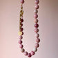 Hand Knotted Rhodonite Choker