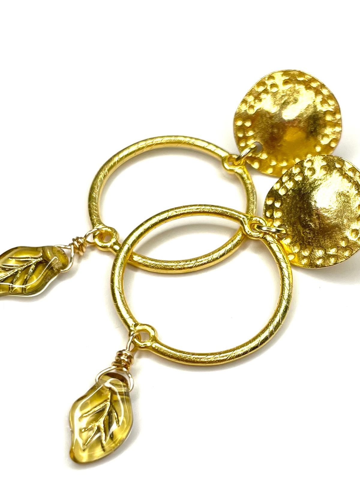 Flower and Leaf Earring