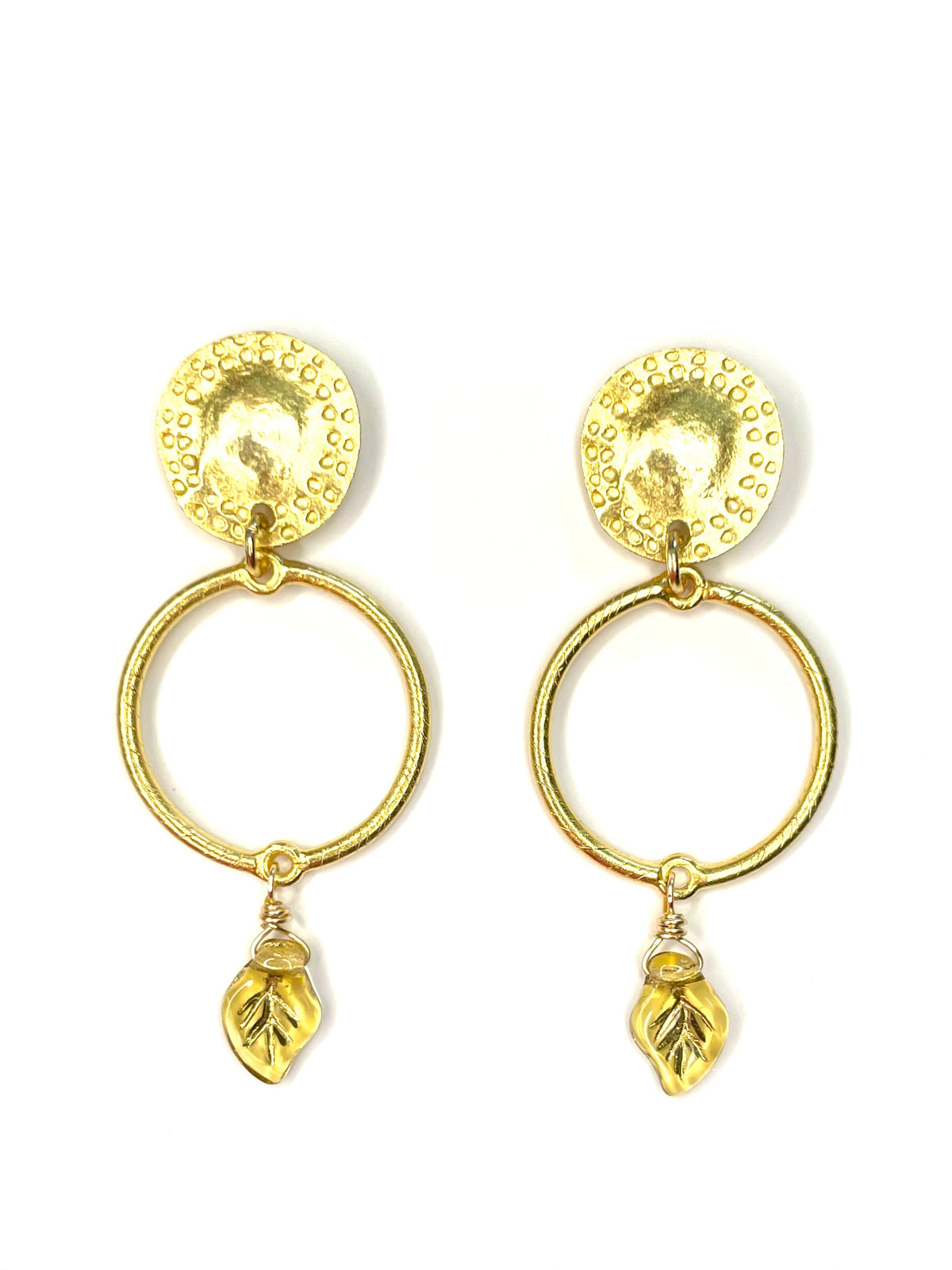 Flower and Leaf Earring