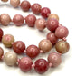 Hand Knotted Rhodonite Choker