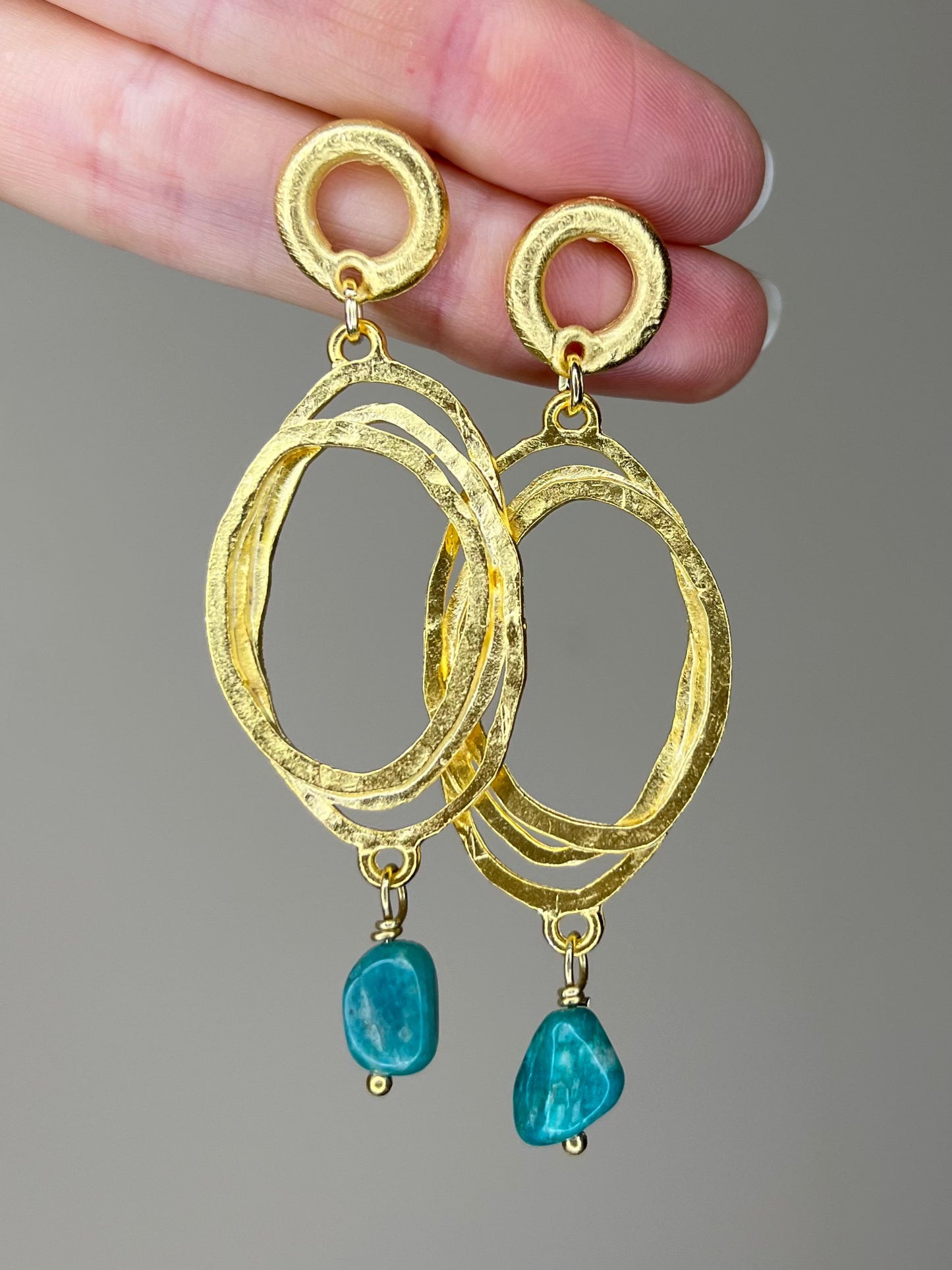 Oval  Earring