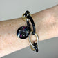 Carabiner Bracelet- Black Charm