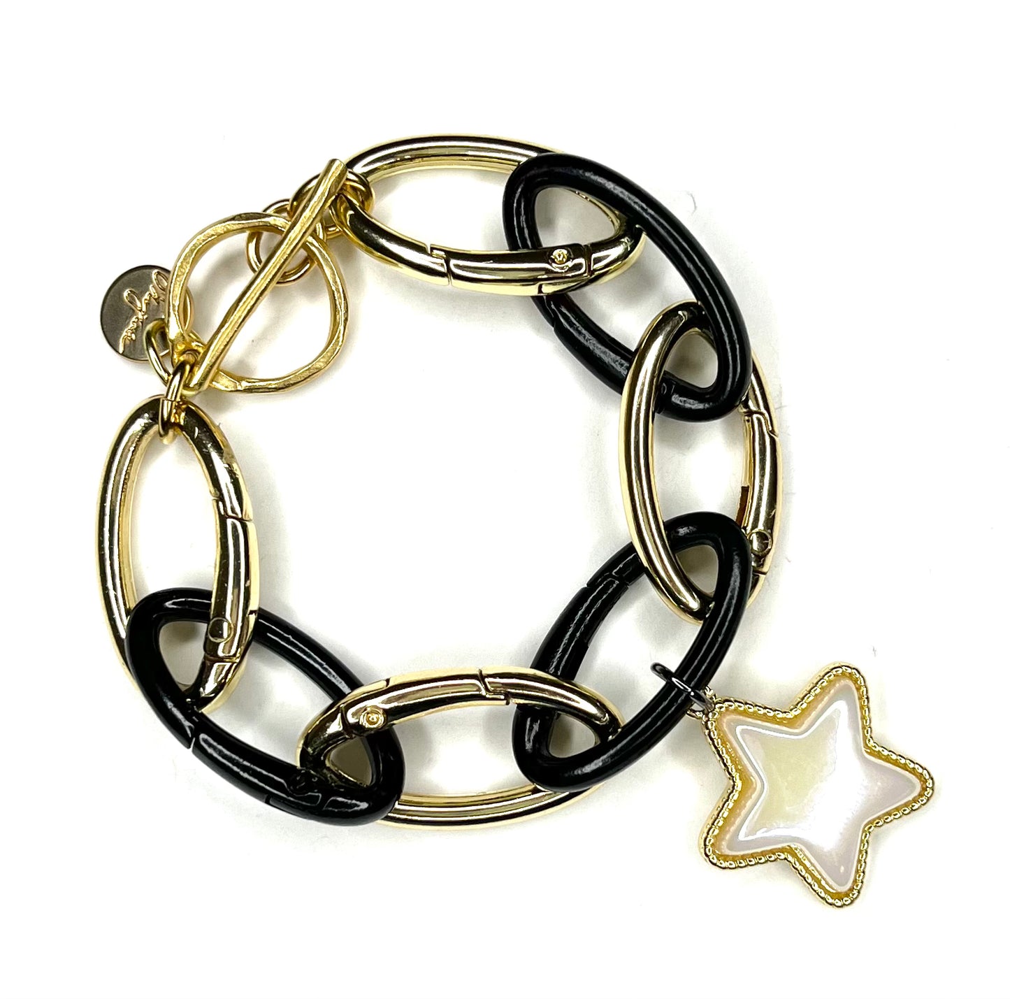 Carabiner Bracelet- Star Charm