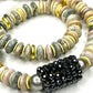Jasper and Vintage Vinyl Necklace