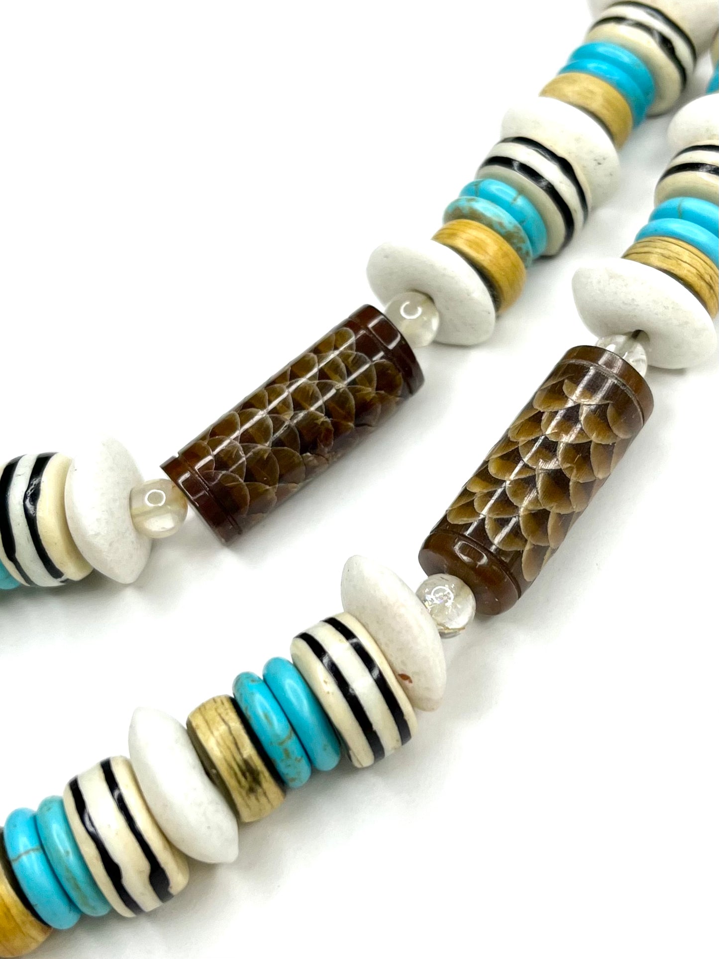 Textural Statement  Necklace