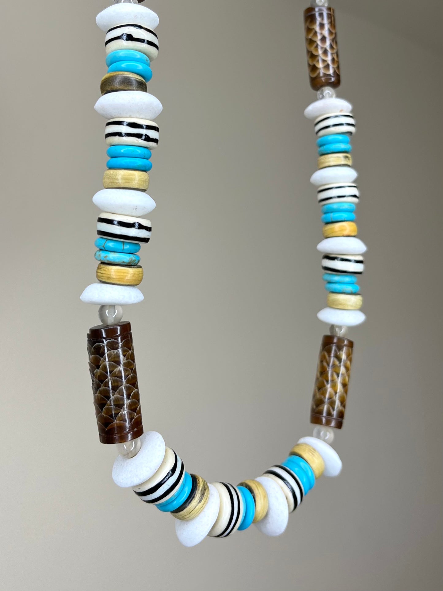 Textural Statement  Necklace