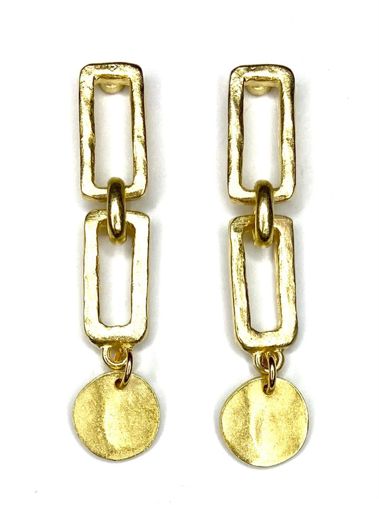 Gold Moderna Earring
