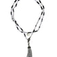 Pearl and Hematite Tassel Necklace