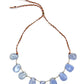 Blue Chalcedony on Cord with Slider