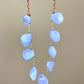 Blue Chalcedony on Cord with Slider