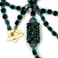 Lapis and Green Onyx Long Necklace