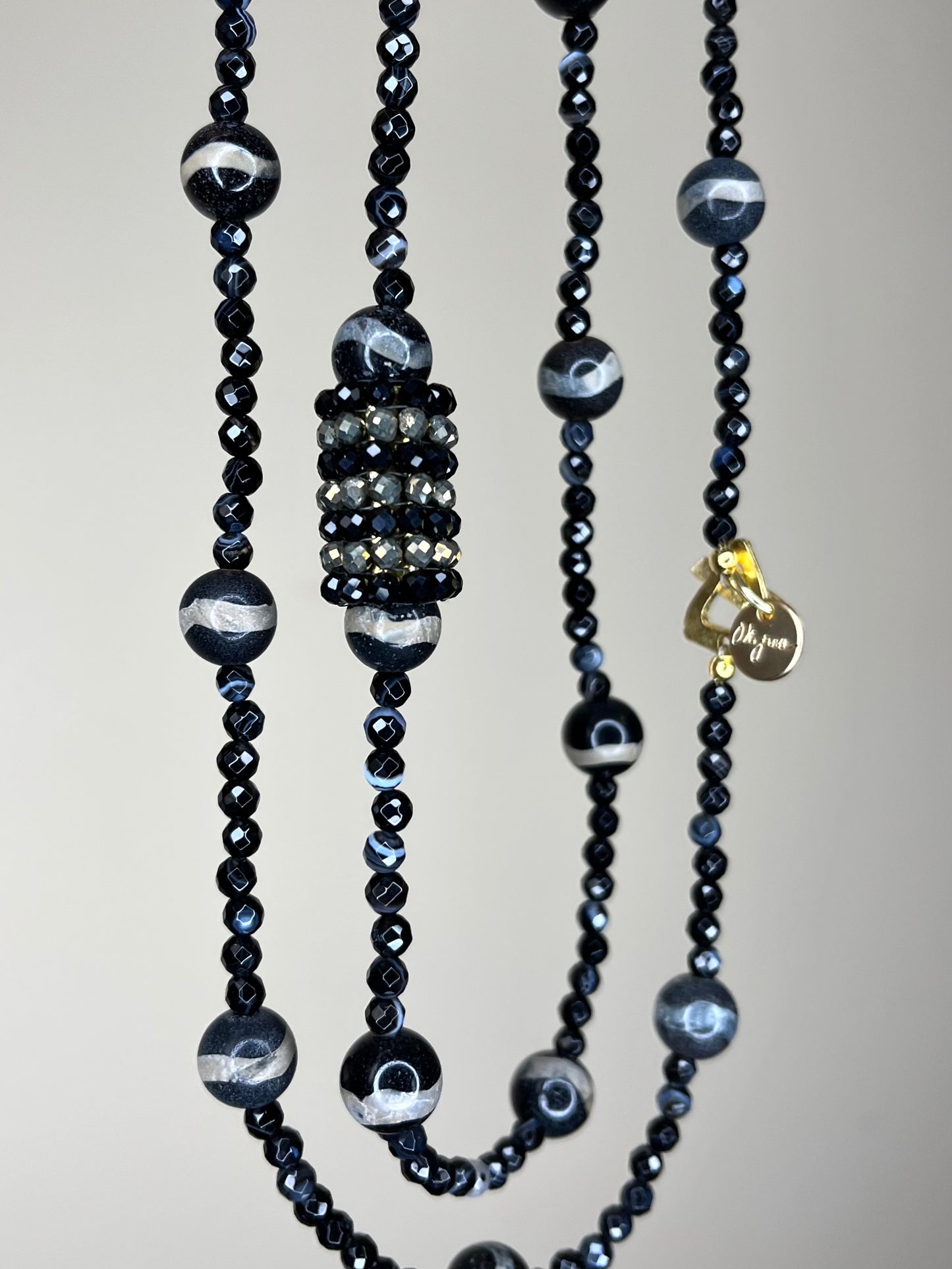 Long Black Onyx Necklace