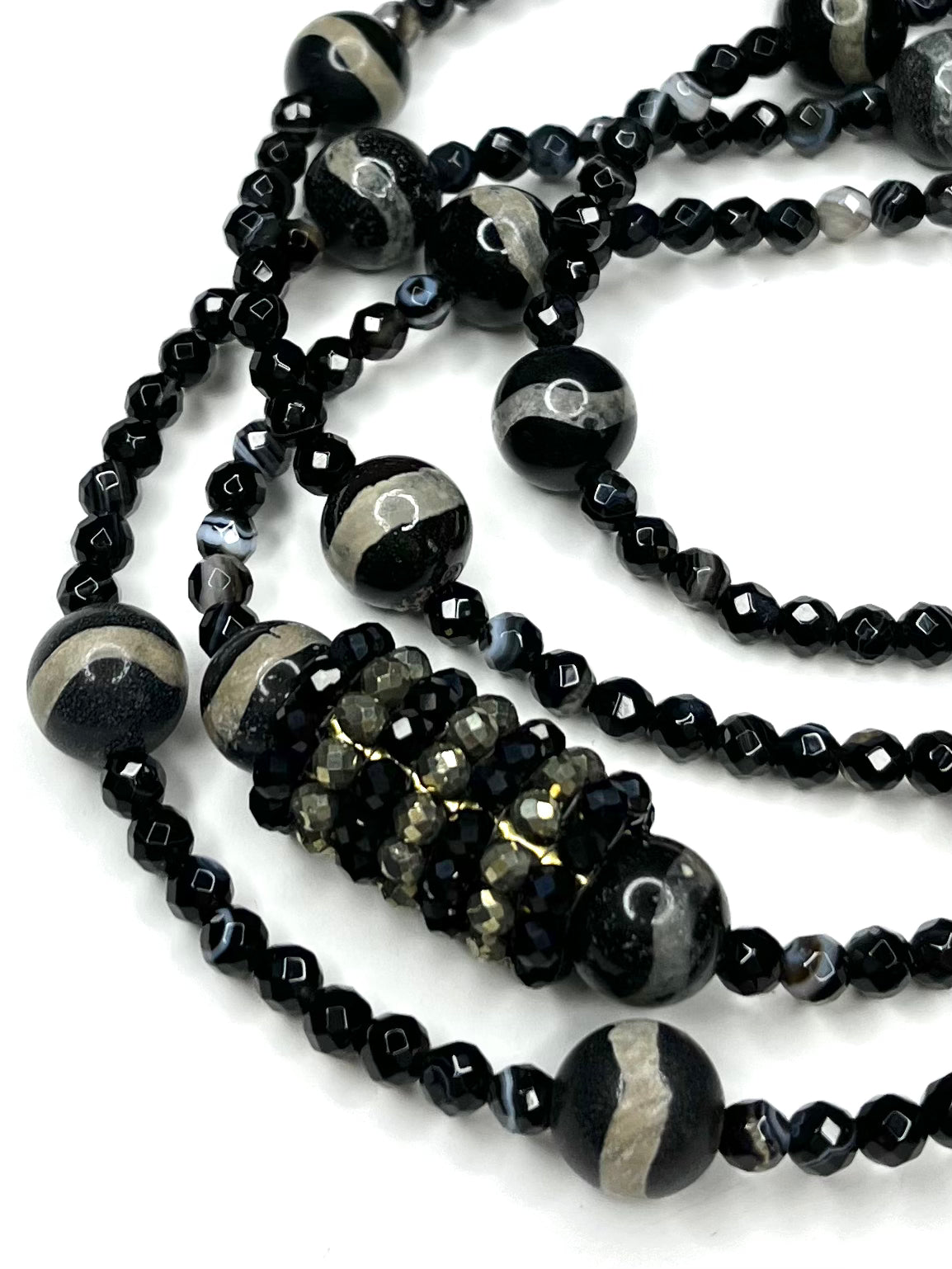 Long Black Onyx Necklace