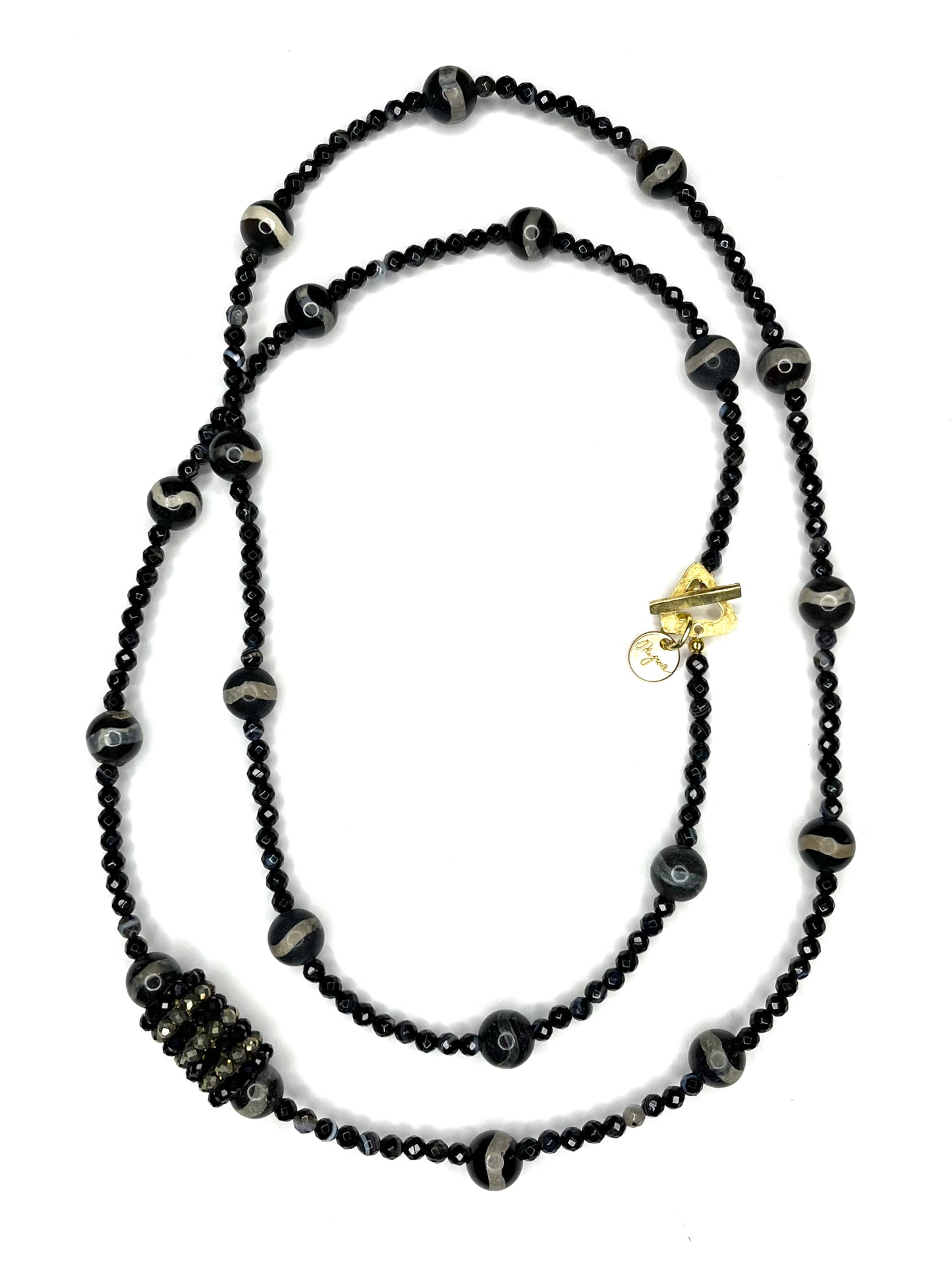 Long Black Onyx Necklace