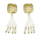 Mini Woven Earring (2 stone options)