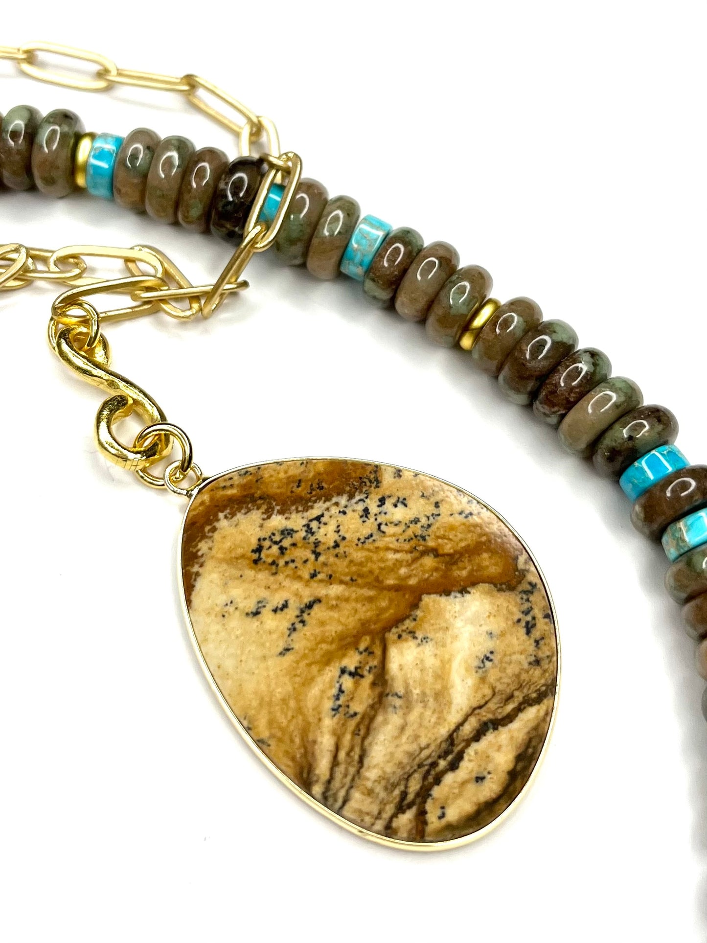 Double Jasper Necklace