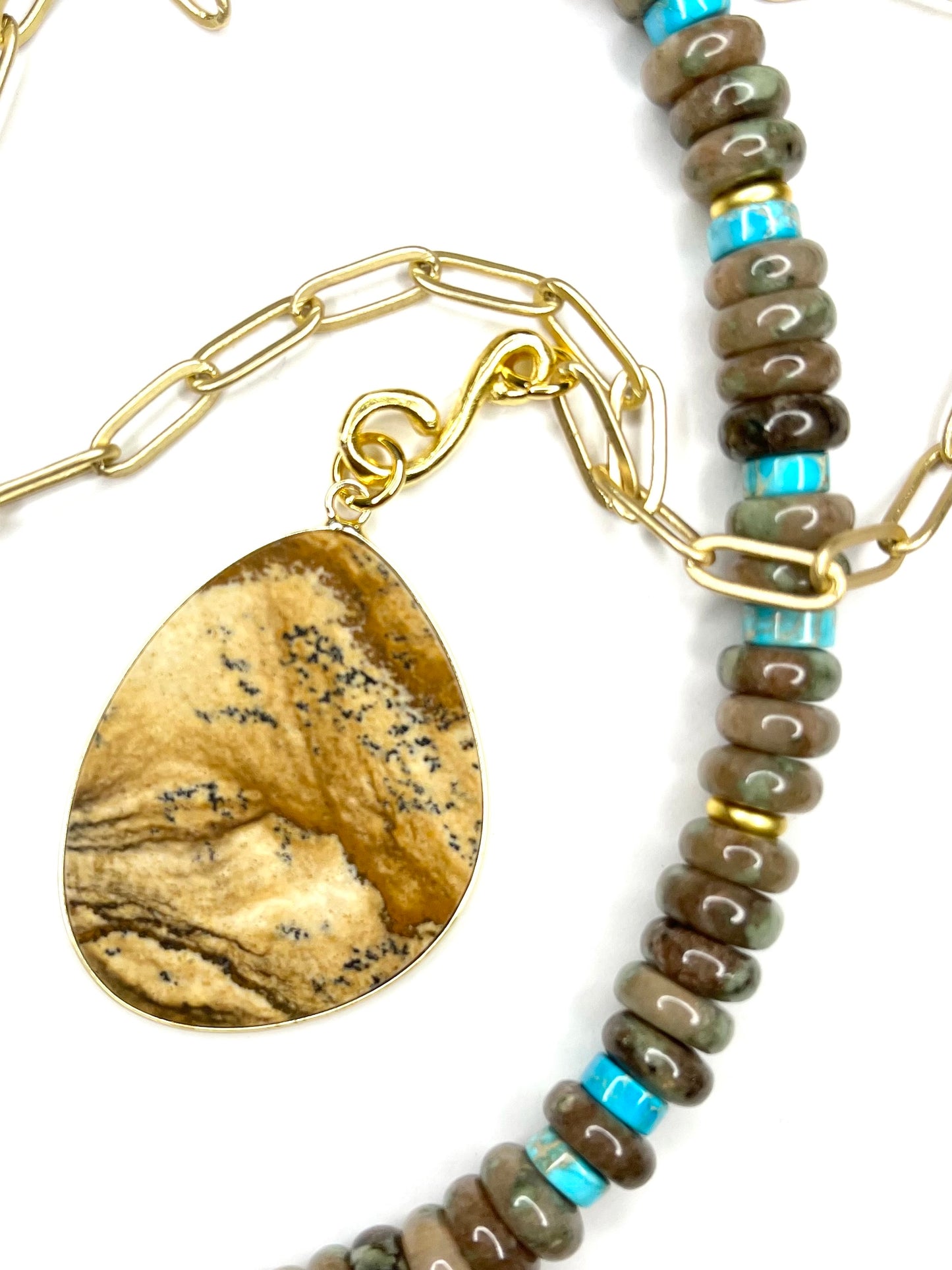 Double Jasper Necklace