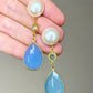 Blue Chalcedony Earring
