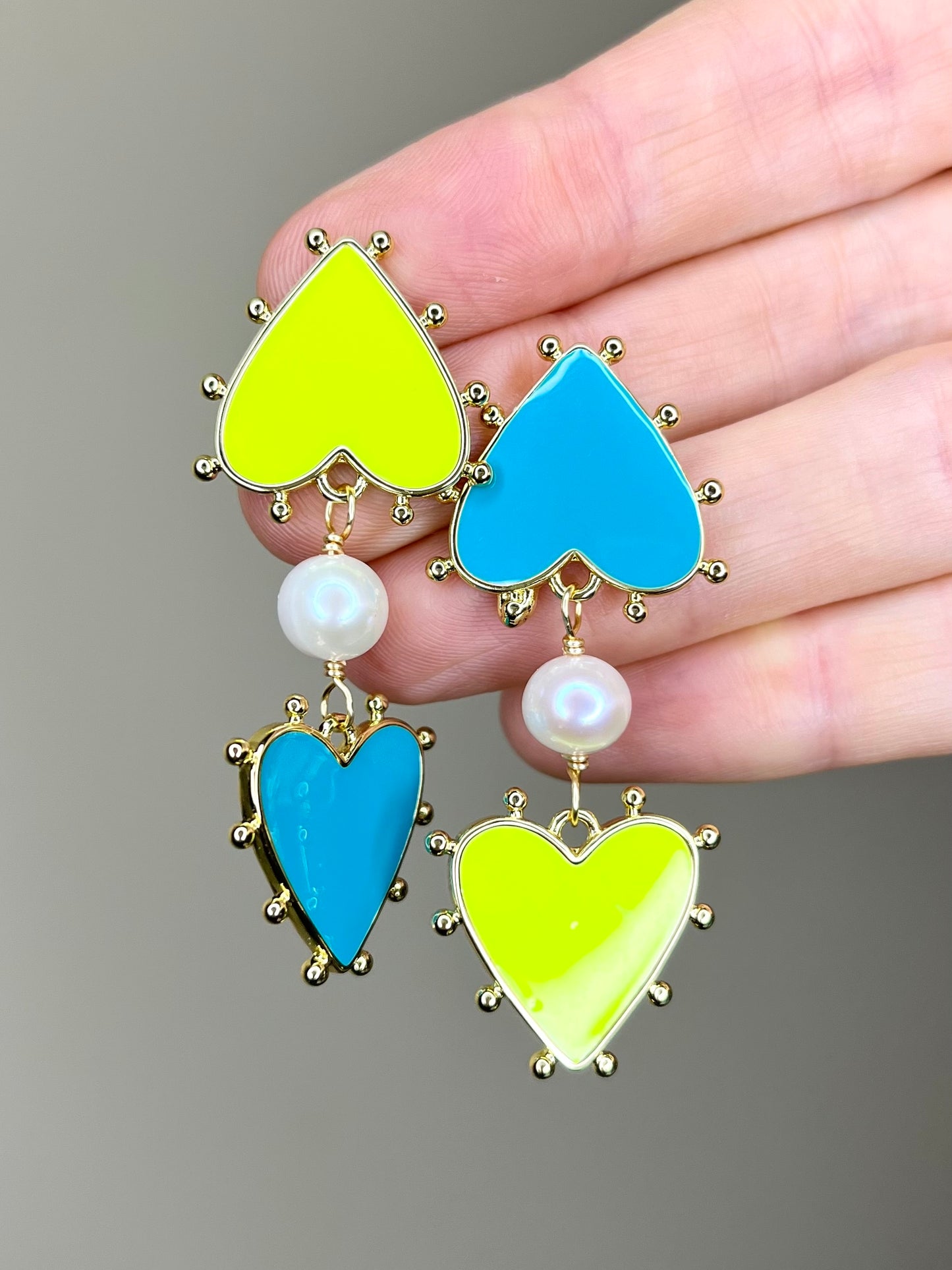 Double Heart Earring